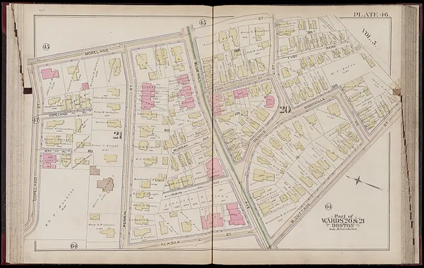 Atlas of the city of Boston : Roxbury, Mass. : volume four : from actual surveys and official records
