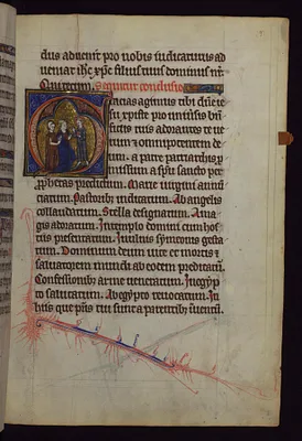 Joseph and Mary before Christ in the Temple
