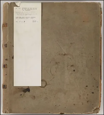 Loan and Real Estate Ledgers and Journals: Mailing List, 1899-1916