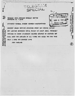 Judy Garland Telegrams