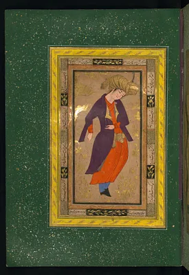 Leaf from Album of Persian Miniatures and Calligraphy