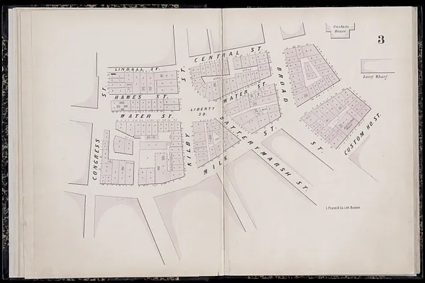 Plan of the city of Boston