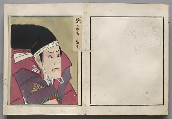 Double-Leaf from Album of Actor Portraits