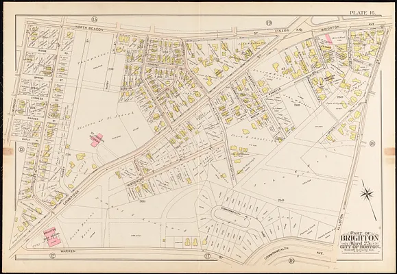 Atlas of the city of Boston, Brighton