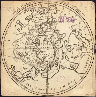 A map of the icy sea in which the several communications with the land waters and other new discoveries are exhibited