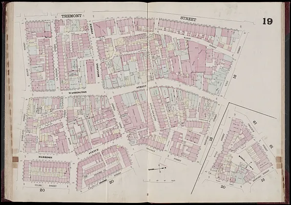 Insurance map of Boston : volume 1