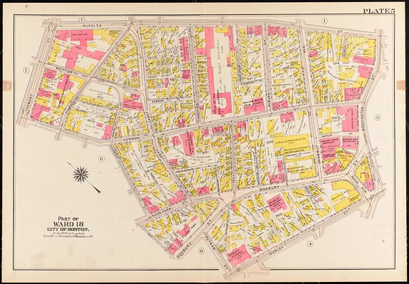 Atlas of the city of Boston, Roxbury