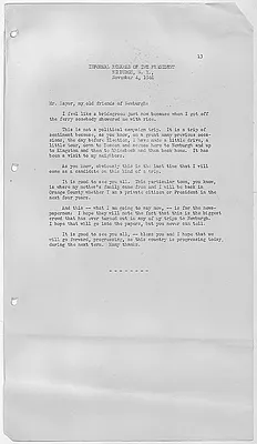 Informal Remarks At Newburg, New York
