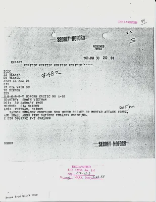 Cable from Central Intelligence Agency to Director of the National Security Agency (DIRNSA) at 3:31PM