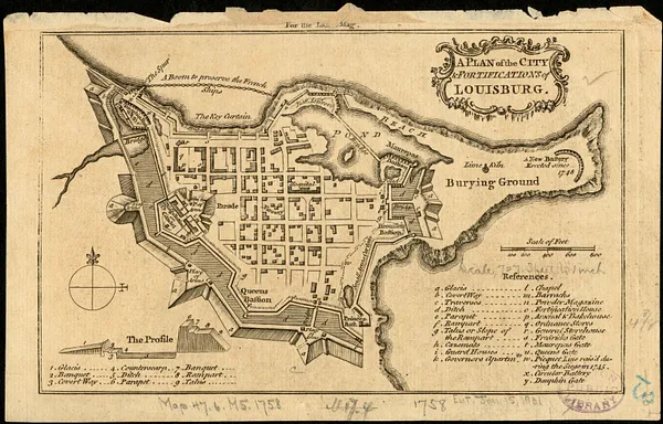 A Plan of the city & fortifications of Louisburg