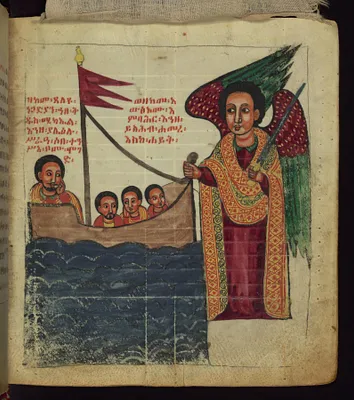 The Archangel helping seafarers