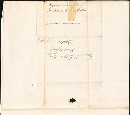 Osgood Bradbury to George Coffin, 25 April 1836