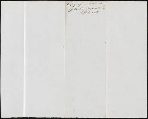 George Coffin to Zebulon Ingersoll, 28 July 1843