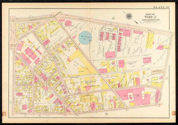 Atlas of the city of Boston, Roxbury