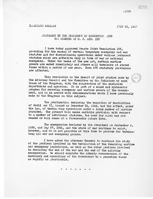White House Press Release