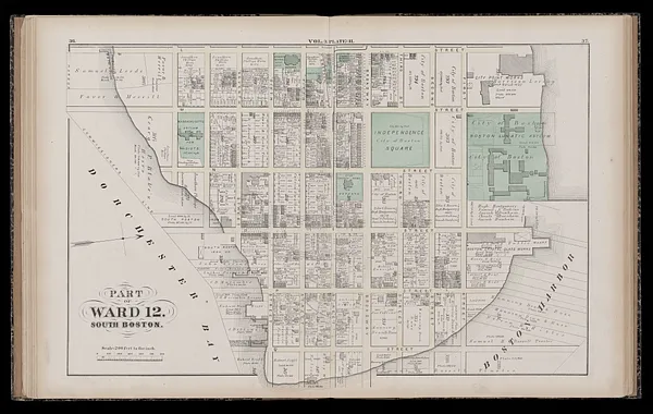 Atlas of the county of Suffolk, Massachusetts : vol. 3rd including Boston and Dorchester : from actual surveys and official records