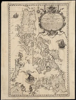 Mapa de las yslas Philipinas