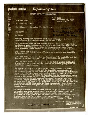 Telegram from Secretary of State Dean Acheson to the Department of State