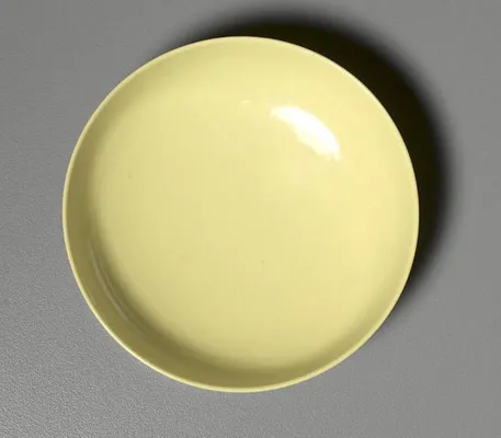Small Dish with Yellow Enamel
