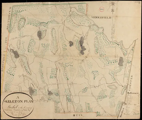 Plan of Becket made by Luke Barber, dated October 26, 1831