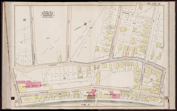 Atlas of the city of Boston : Roxbury, Mass. : volume three : from actual surveys and official records