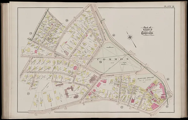 Atlas of the city of Cambridge, Massachusetts