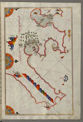 Map of the Tunisian Coast with the Ports of Bizerte and Tunis as Far as Kelibia