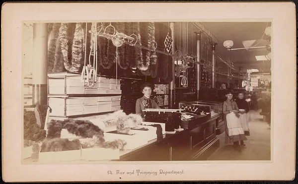 14. Fur and trimming Department. Almy, Bigelow & Washburn