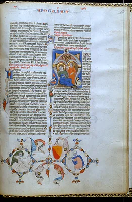 Leaf from Bentivoglio Bible