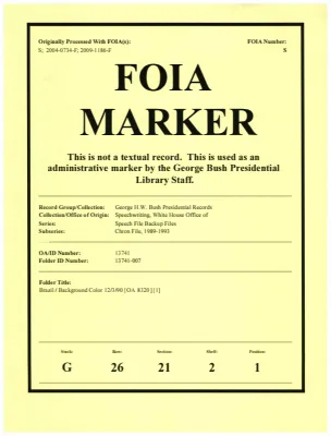 Brazil / Background Color 12/3/90 [OA 8320] [1]