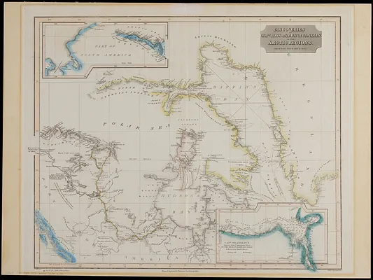 Discoveries of Capts. Ross, Parry & Franklin in the Arctic regions