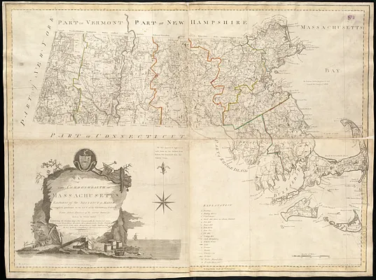 An accurate map of the Commonwealth of Massachusetts exclusive of the district of Maine