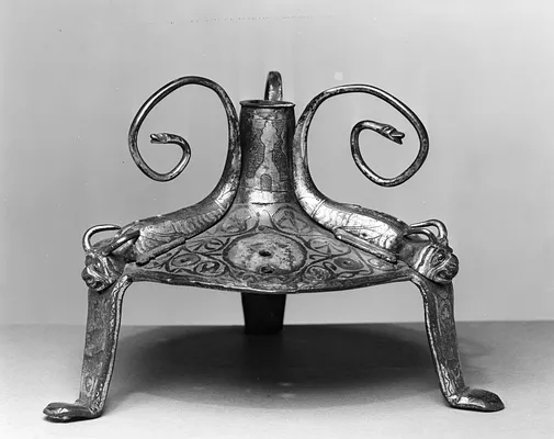 Cross Base with Scroll Work