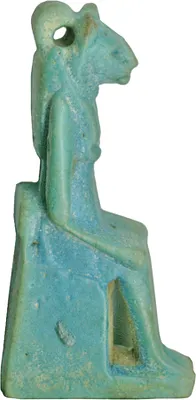 Lioness Headed Goddess Enthroned