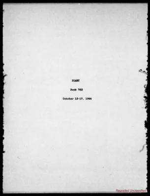 Volume 782, October 13 – October 17, 1944
