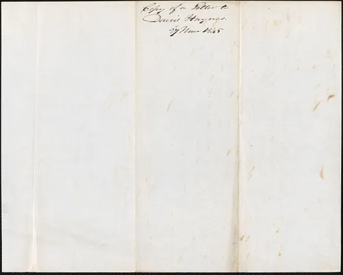 George Coffin to David Haynes, 27 March 1845