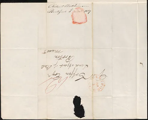 Robert Watkinson to George Coffin, 6 December 1837