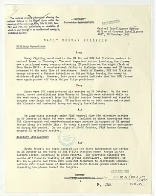 Memorandum, Daily Korean Bulletin