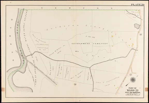 Atlas of the city of Boston, West Roxbury