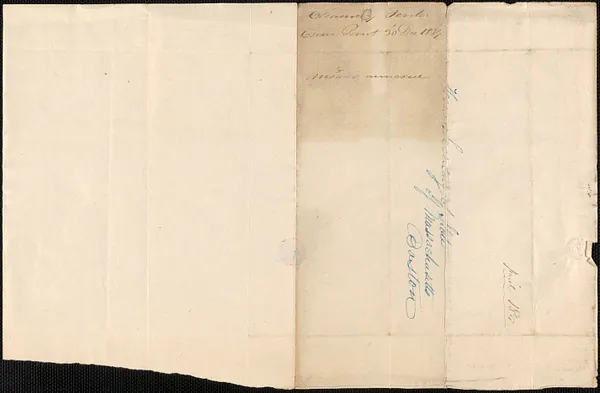 Chauncy Fenton to the Secretary of State, 30 December 1839