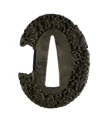 Tsuba with Waves