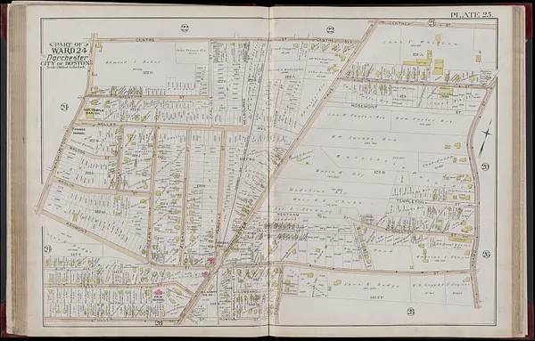 Atlas of the city of Boston, volume five, Dorchester Mass.