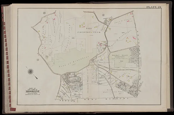 Atlas of the town of Brookline, Norfolk County, Massachusetts