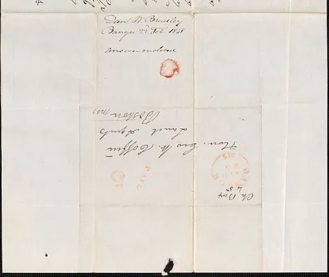 Daniel W. Bradley to George Coffin, 23 Februay 1848