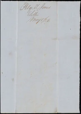 Peleg Jones to W. A. Harrinngton, 5 May 1856