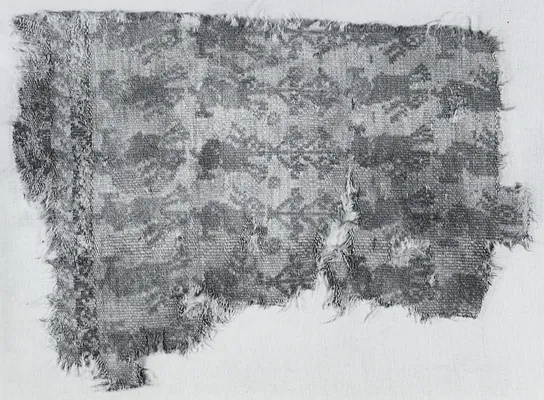 Floor or Cushion Cover Fragment with Running Hares