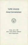 1980 Suffolk University commencement program (all schools)