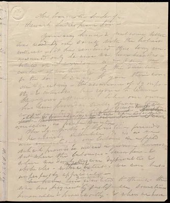 Letter from Caroline Weston, [Newark, New Jersey?], to Mrs. Worcester and the Newark Ladies' Peace Society