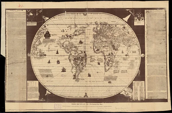 World map of A.D. 1544 (the Sebastian-Cabot map)