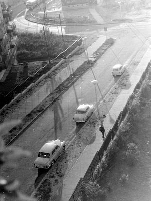 Street Scene on Thomán István utca, Budapest